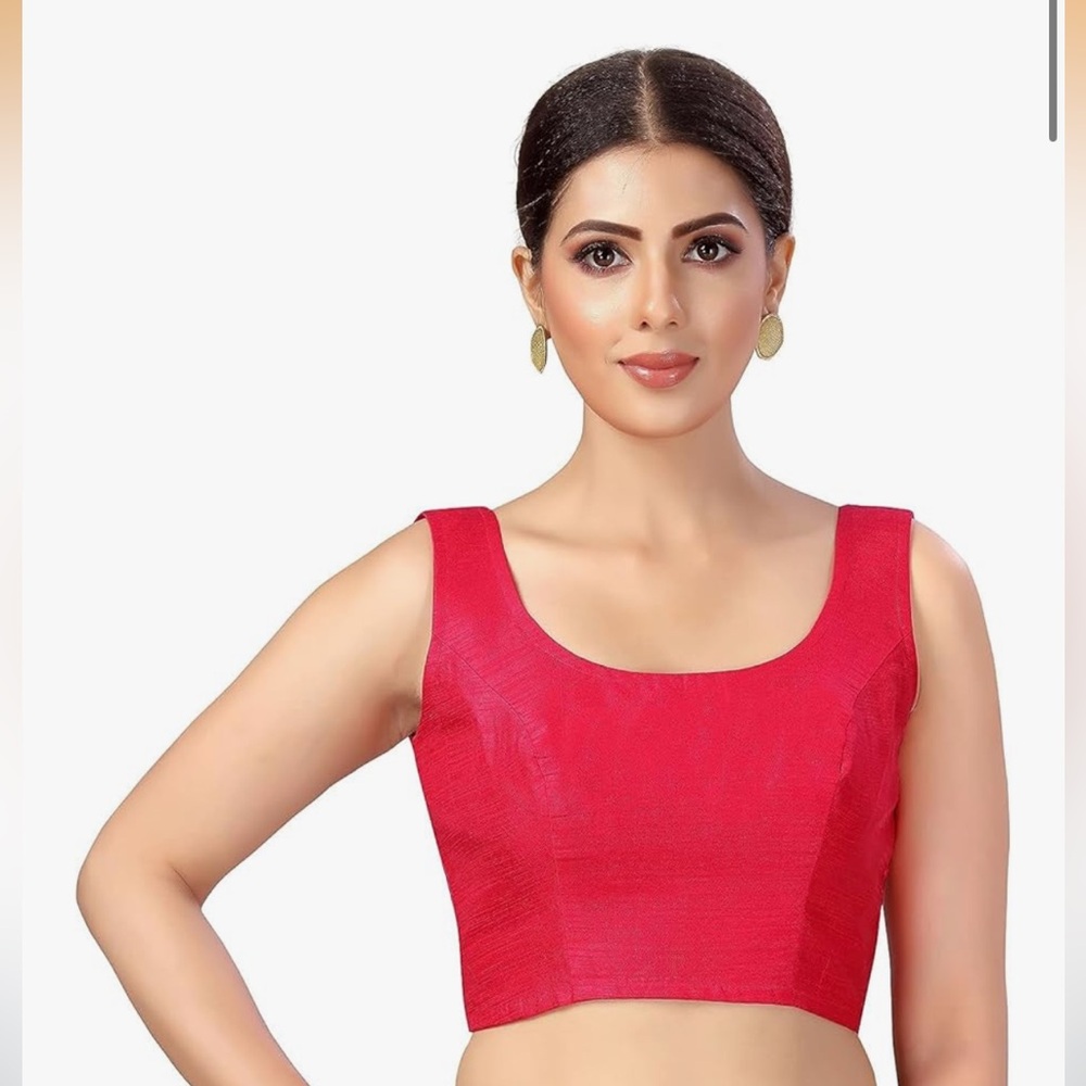 Indian Readymade Designer Party Wear Bollywood Choli Top Sari Blouse